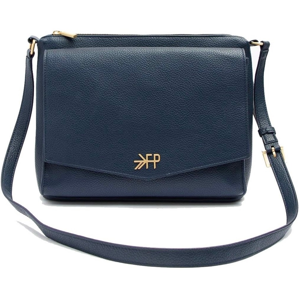 Freshly Picked Crossbody Bag Vegan Leather Shoulder Purse Diaper Bag Blue